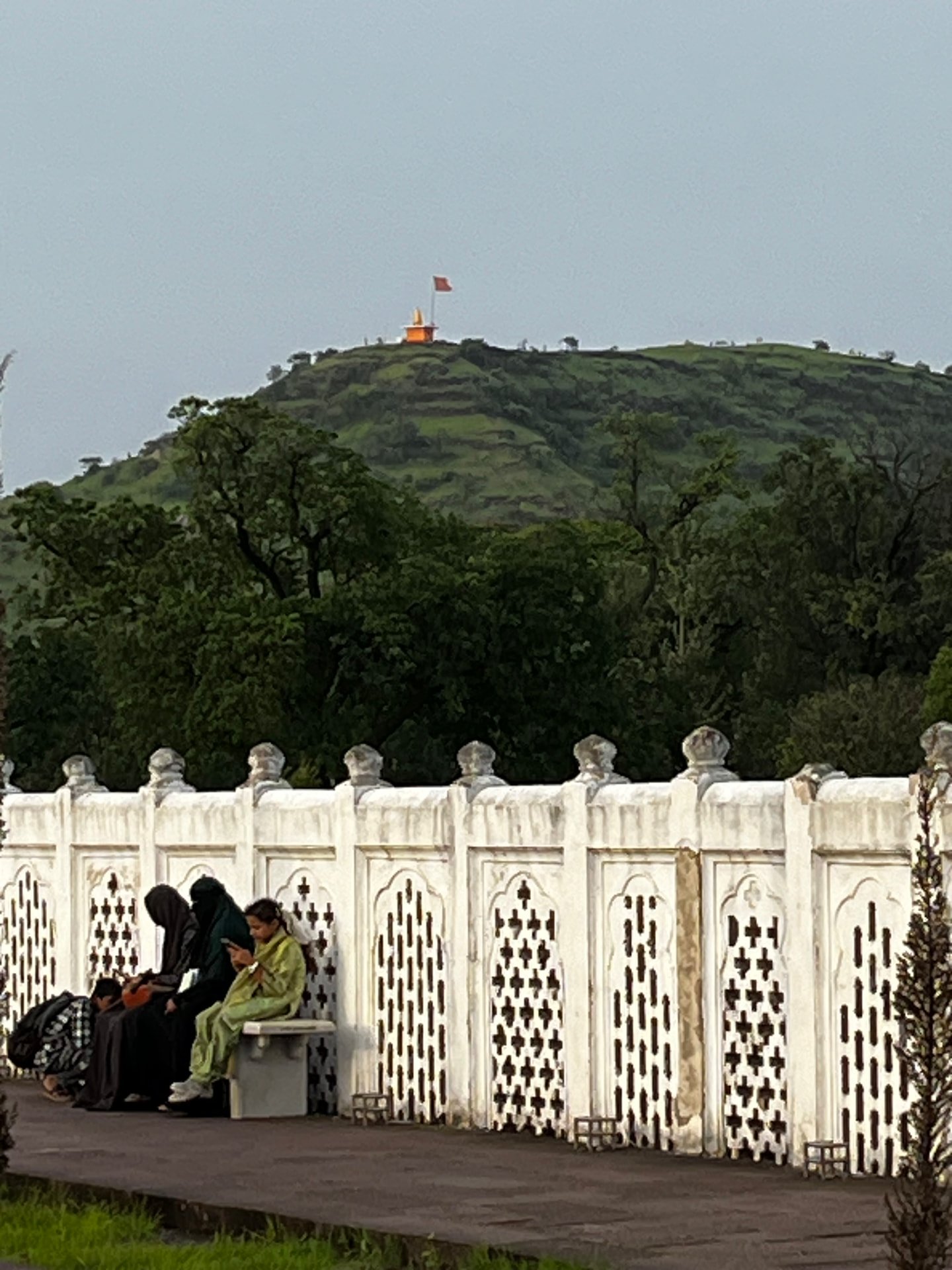 Green Hills Beyond the Maqbara Wall, Aurangabad, Maharashtra