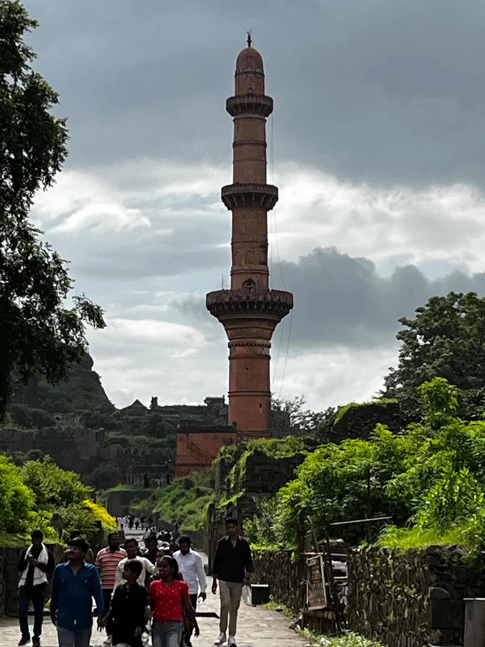 Chand Minar Through the Trees, Daulatabad, Aurangabad