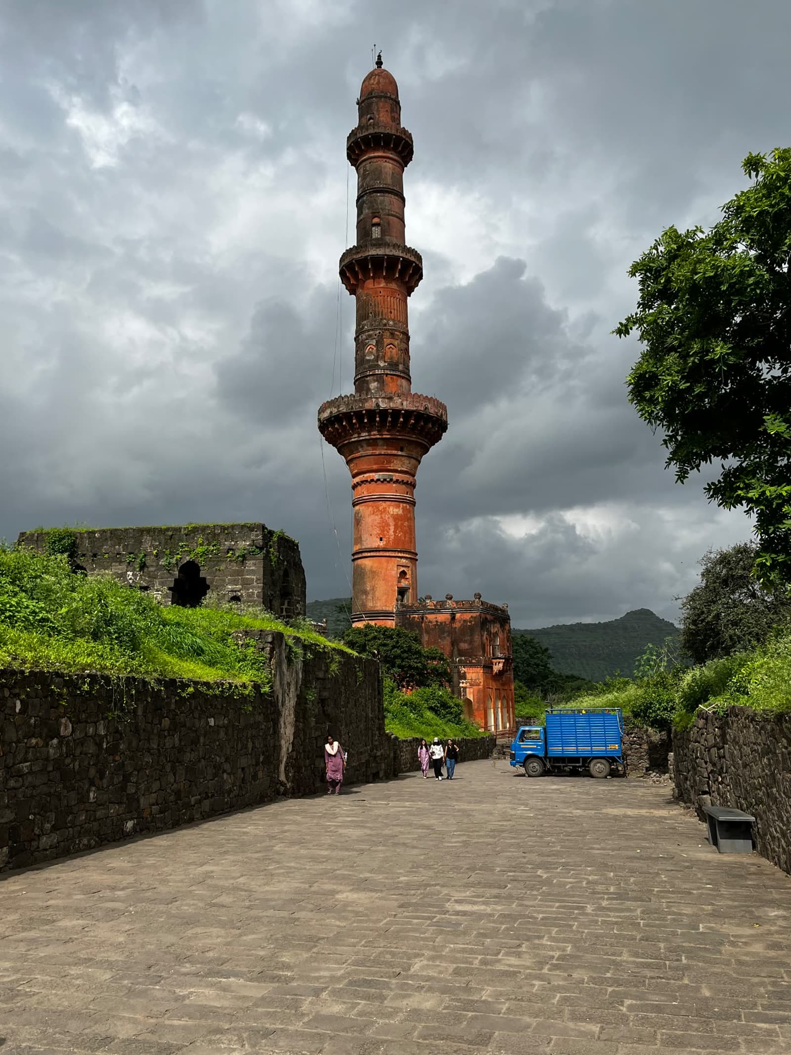 Chand Minar and the Fort Ramparts, Daulatabad, Aurangabad
