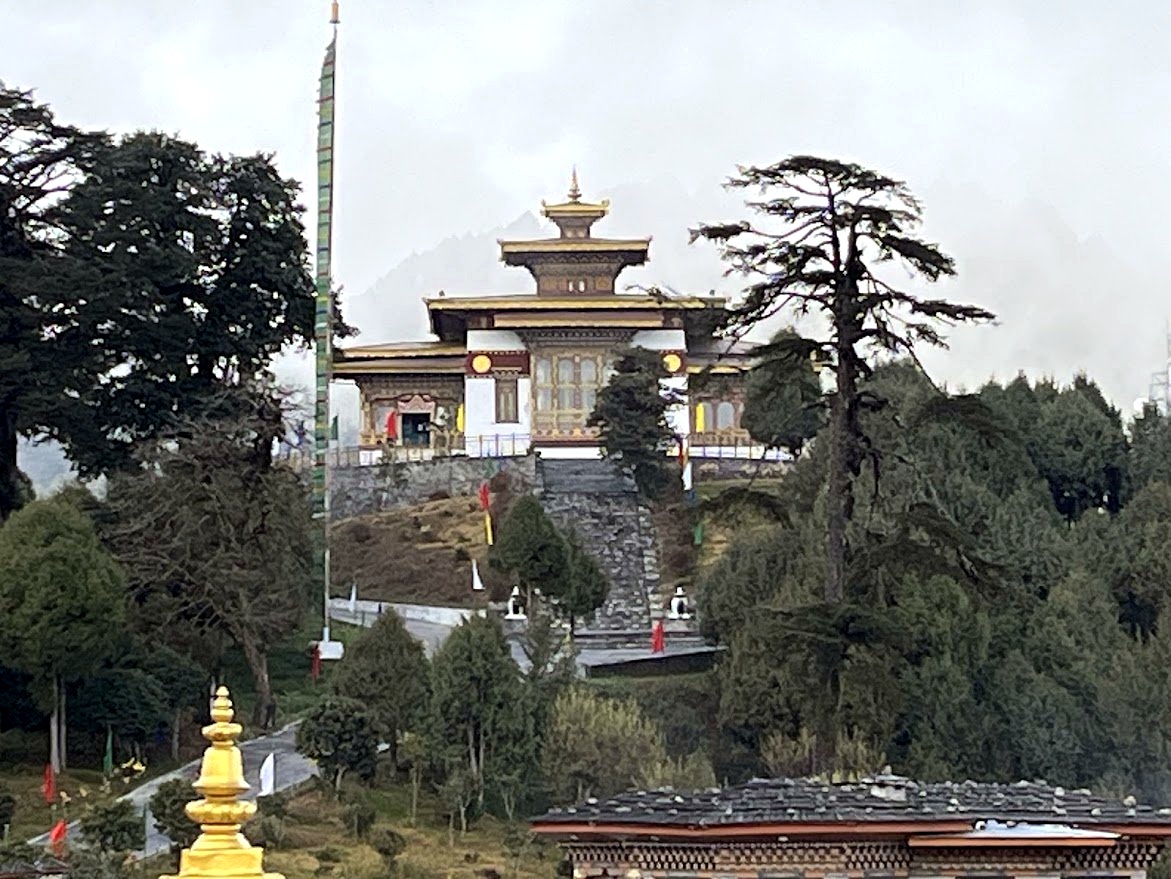 Temple Above the Cloud Line, Dochula Pass, Bhutan