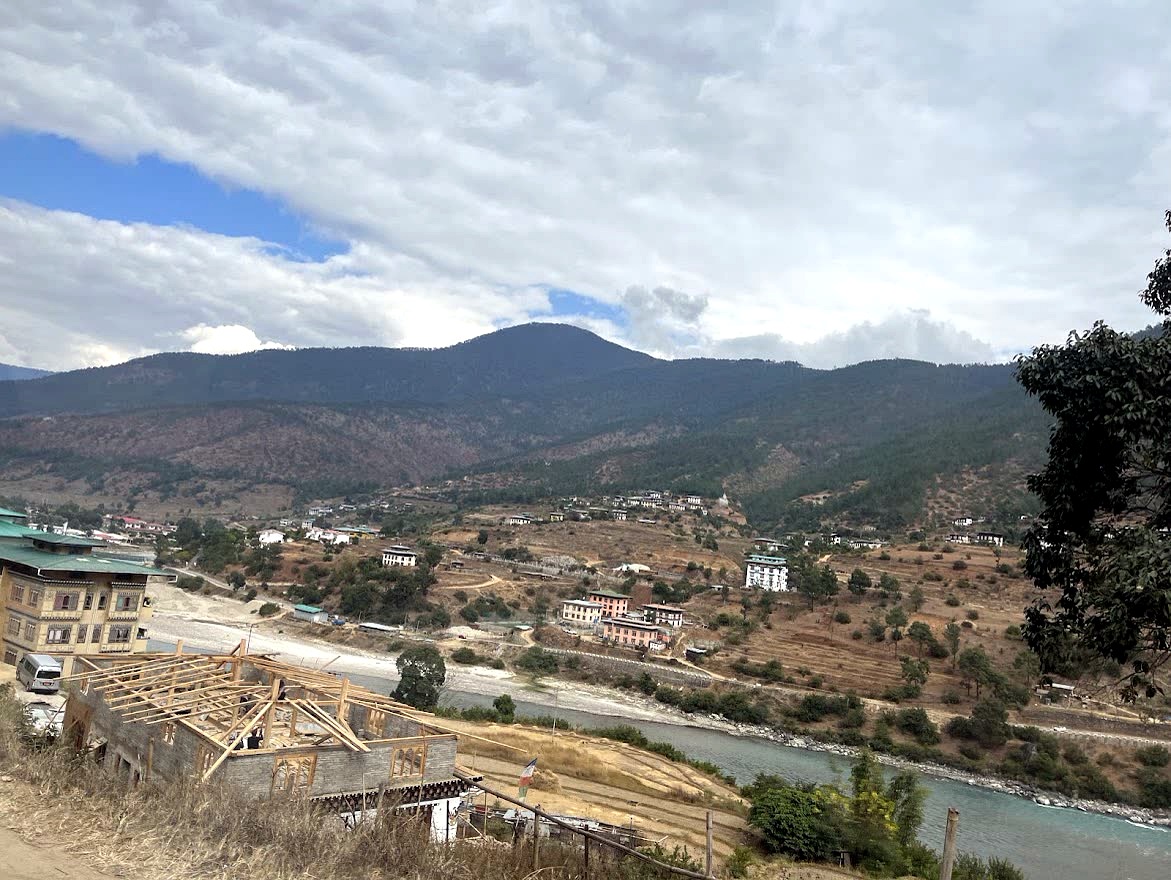 Punakha Valley and River, Punakha, Bhutan
