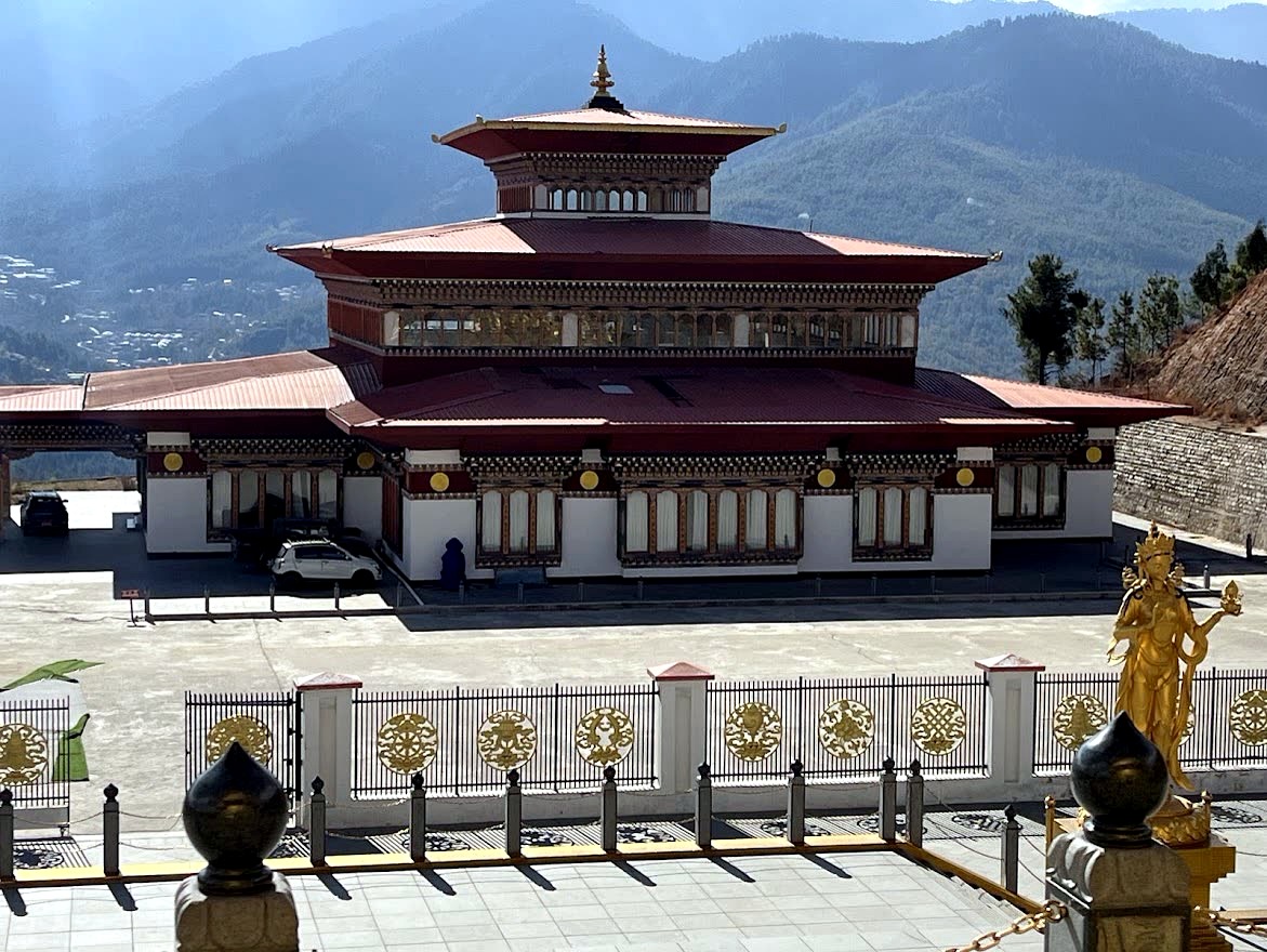 Monastery Above Thimphu Valley, Thimphu, Bhutan