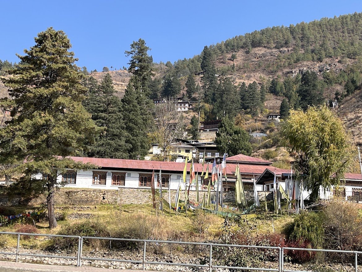 Prayer Flags by the Paro River, Paro, Bhutan