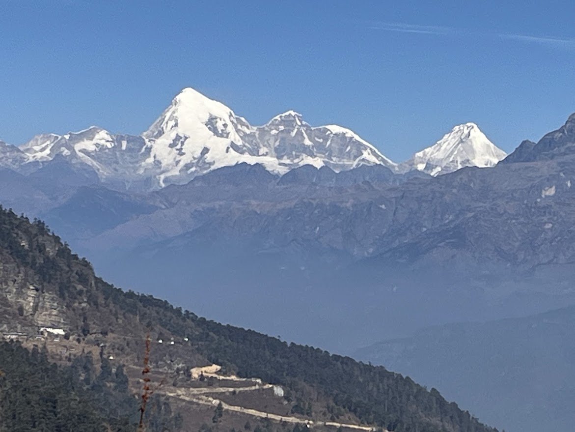 Snow Peaks from Dochula, Dochula Pass, Bhutan
