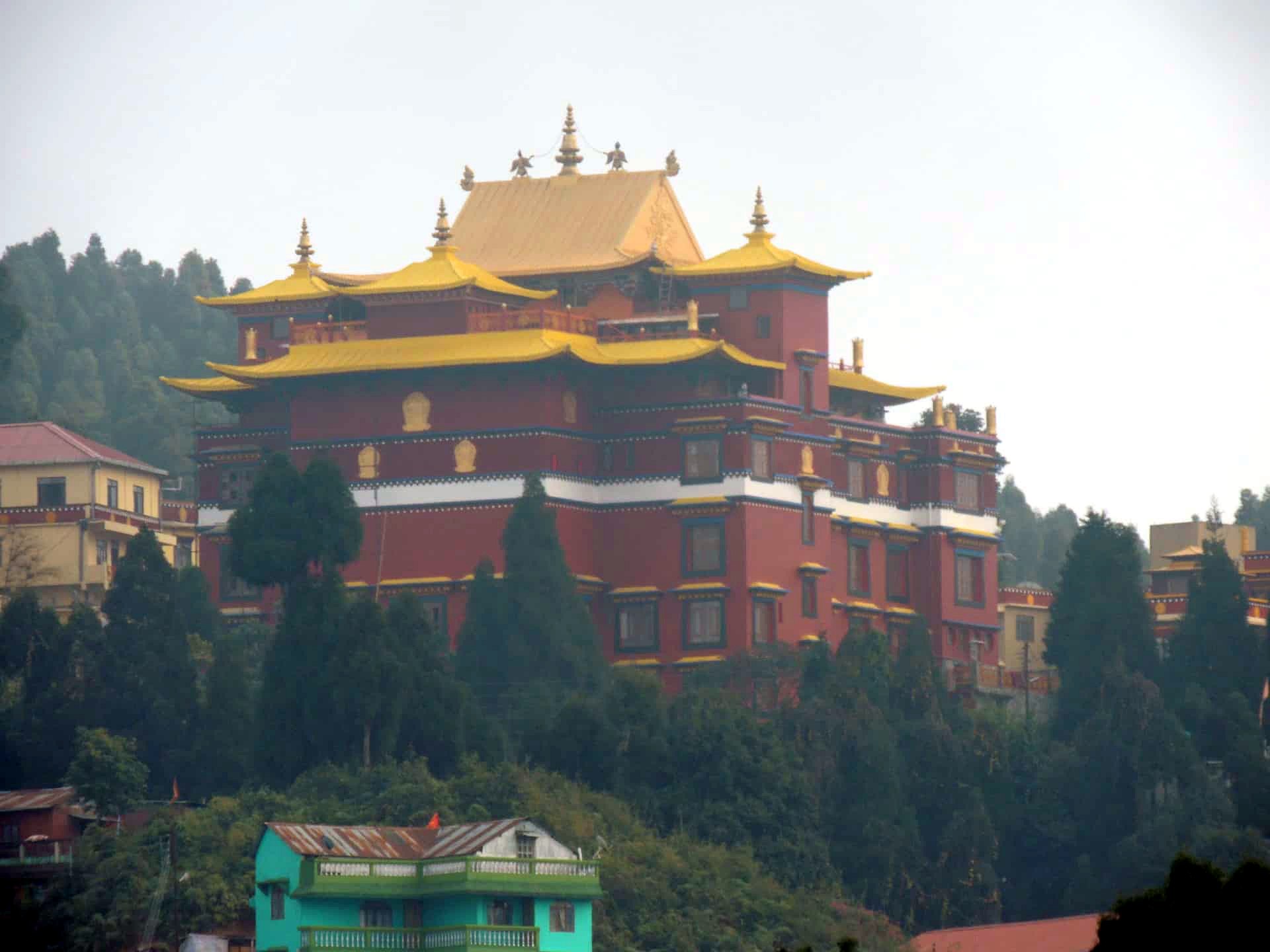 Buddhist Monastery in Mist, Mirik, Darjeeling