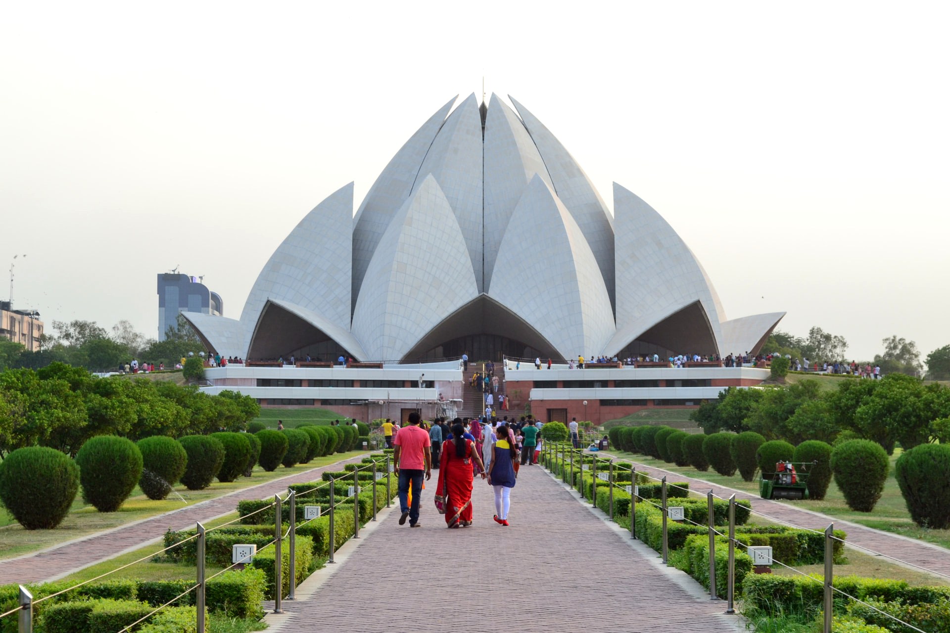 Lotus Temple and Gardens, Lotus Temple, New Delhi