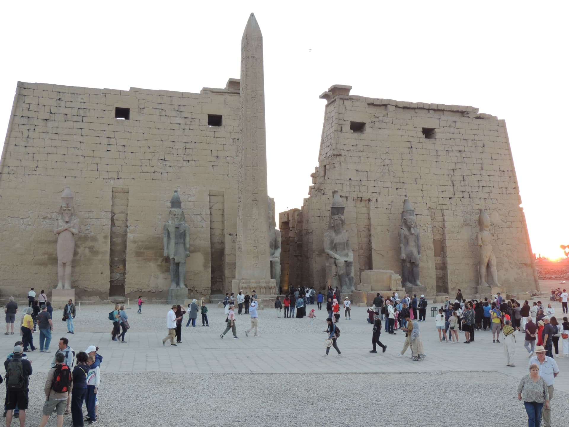 Luxor Temple Entrance, Luxor, Egypt