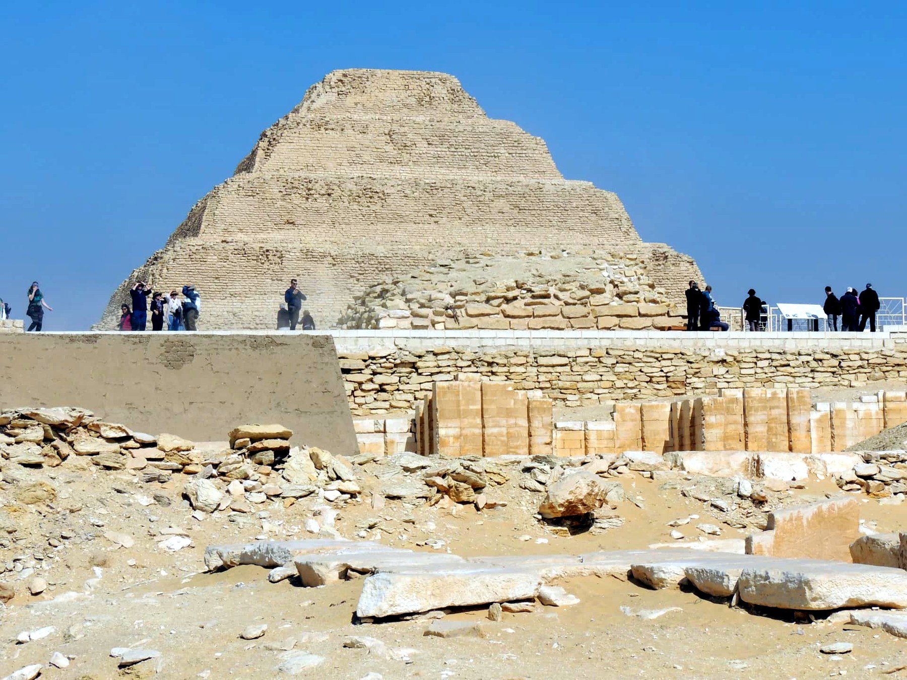 Step Pyramid of Djoser, Saqqara, Saqqara, Egypt
