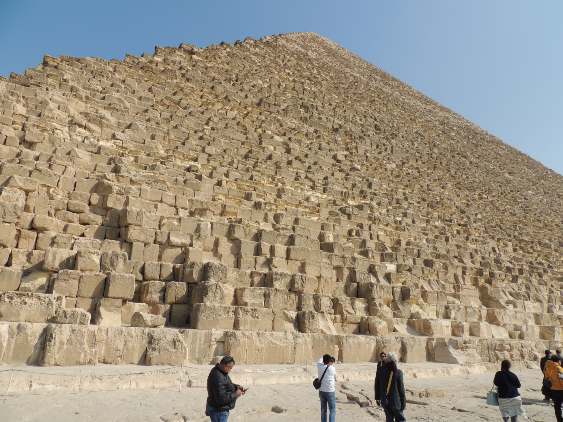Limestone Blocks Up Close, Giza, Egypt