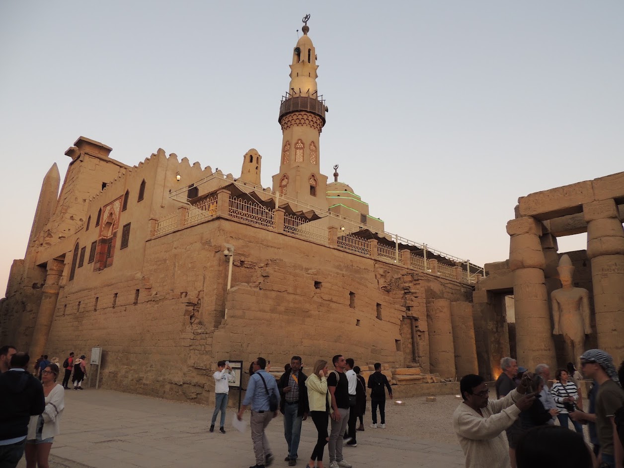 Abu Haggag Mosque above Luxor Temple, Luxor, Egypt
