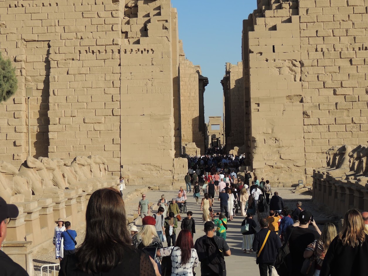 Processional Way at Karnak Temple, Luxor, Egypt
