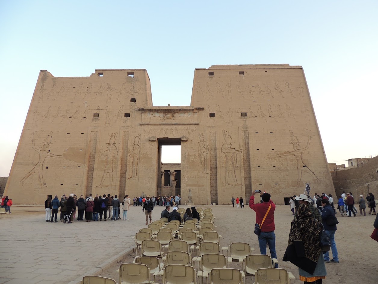 Great Pylon of Edfu Temple, Edfu, Egypt