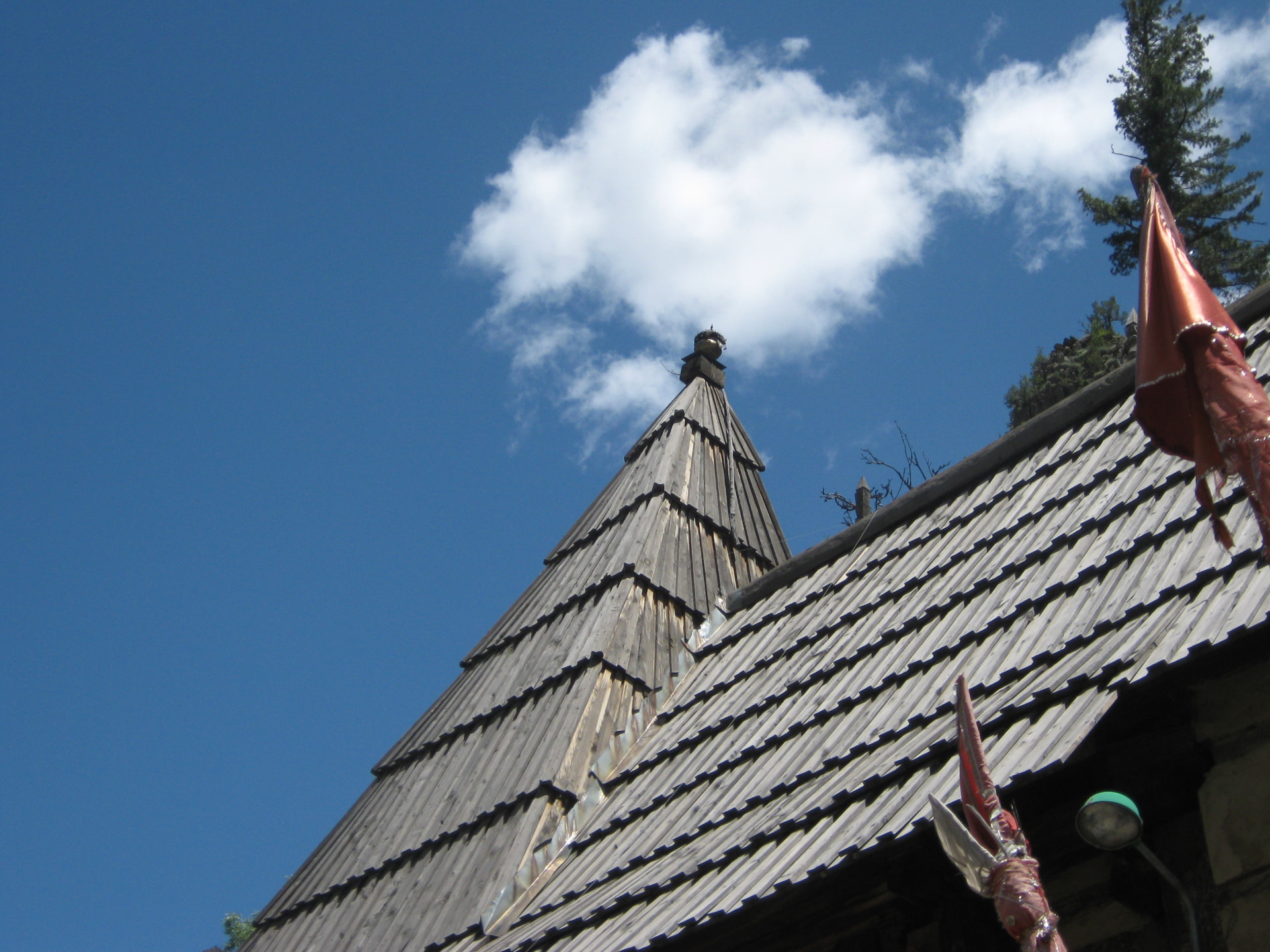 Wooden Temple Roof, Himachal Pradesh