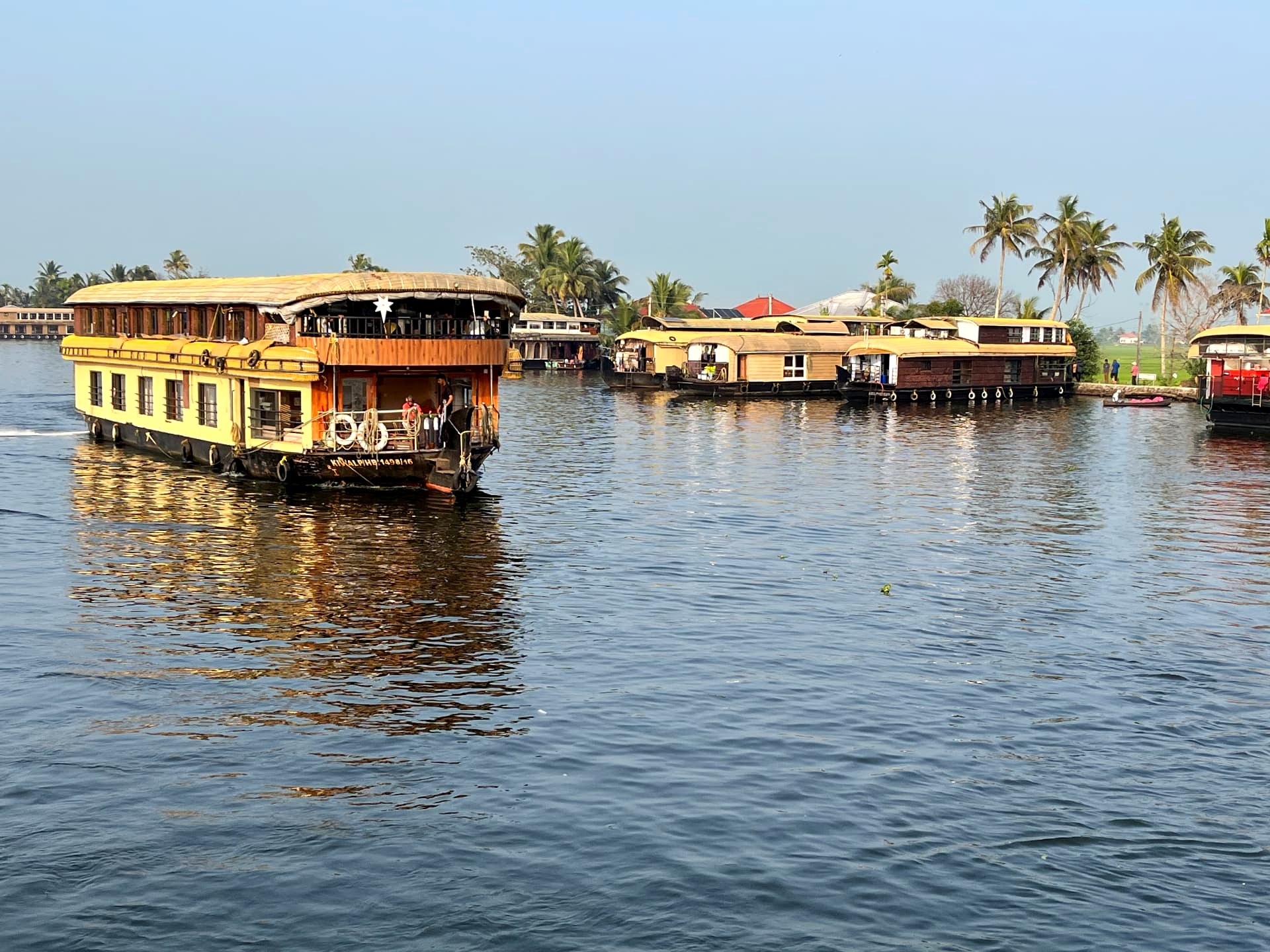 Houseboat Fleet, Alappuzha, Kerala