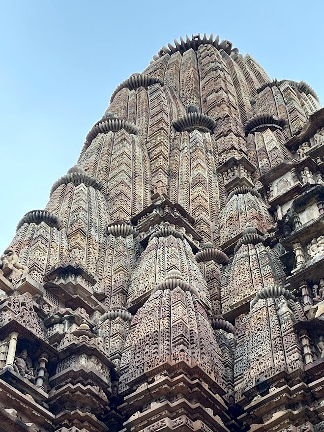 Ornate Temple Shikhara, Khajuraho, Madhya Pradesh