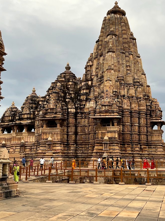 Khajuraho Temple Courtyard, Khajuraho, Madhya Pradesh