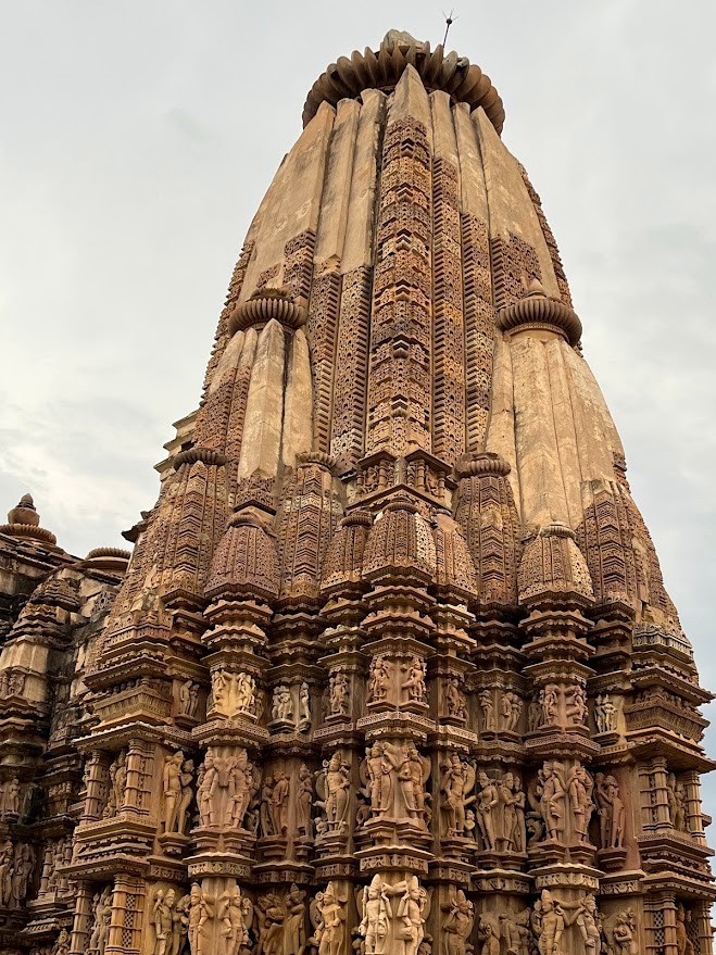 Sculpted Tower of Khajuraho, Khajuraho, Madhya Pradesh