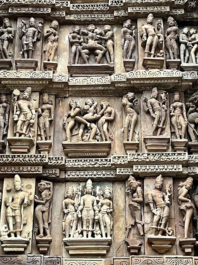 Khajuraho Wall Sculptures, Khajuraho, Madhya Pradesh