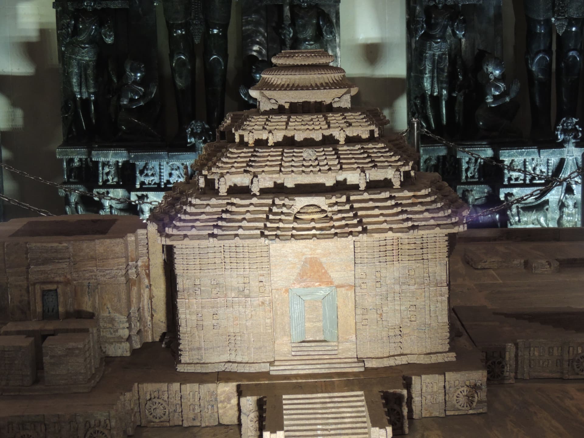 Model of the Jagamohana at Konark, Konark, Odisha
