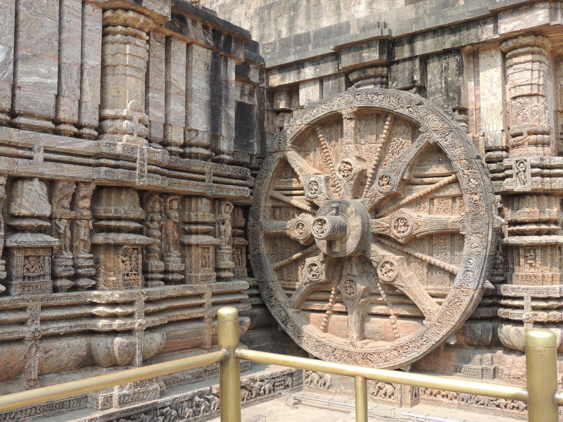 Stone Wheel of the Sun Chariot, Konark, Odisha