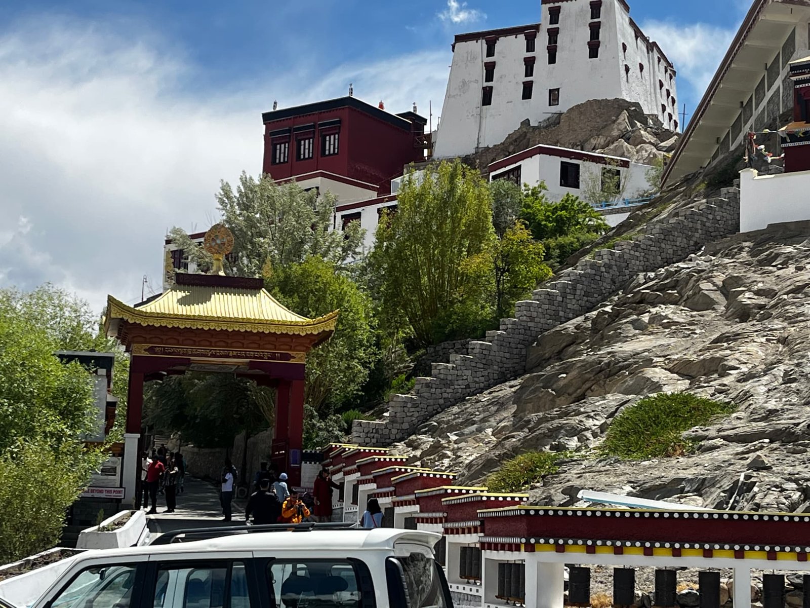 Thiksey Gate and Gompa, Thiksey, Ladakh