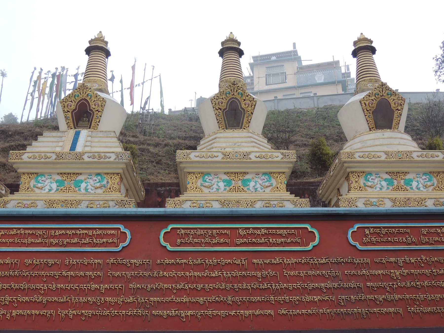 Buddhist Chortens at Lava, Lava, Kalimpong, West Bengal