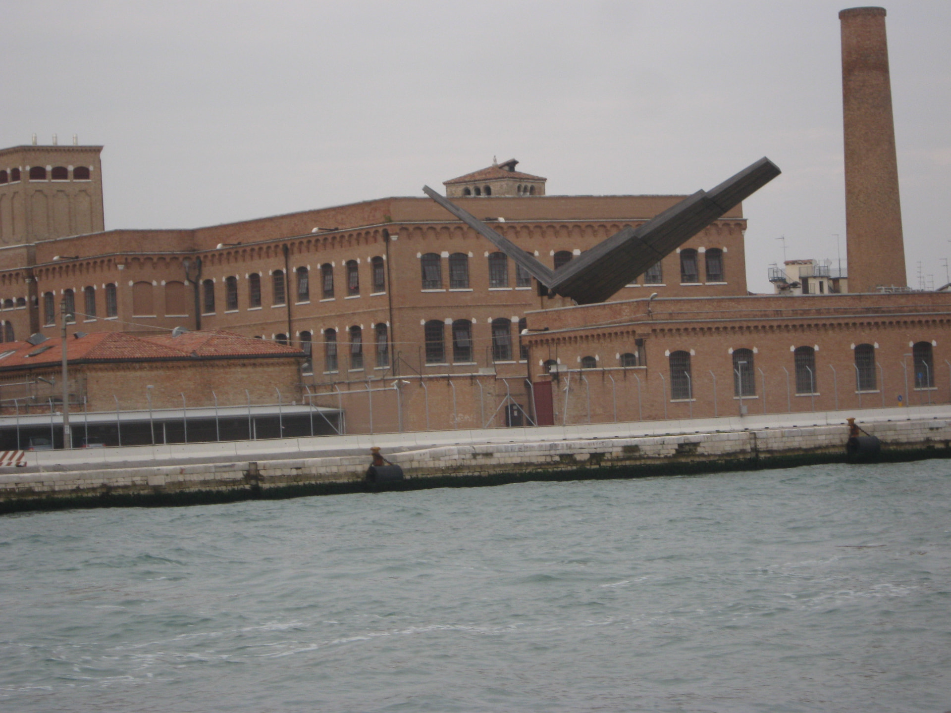 Sculpture at the Venice Arsenal, Venice, Italy