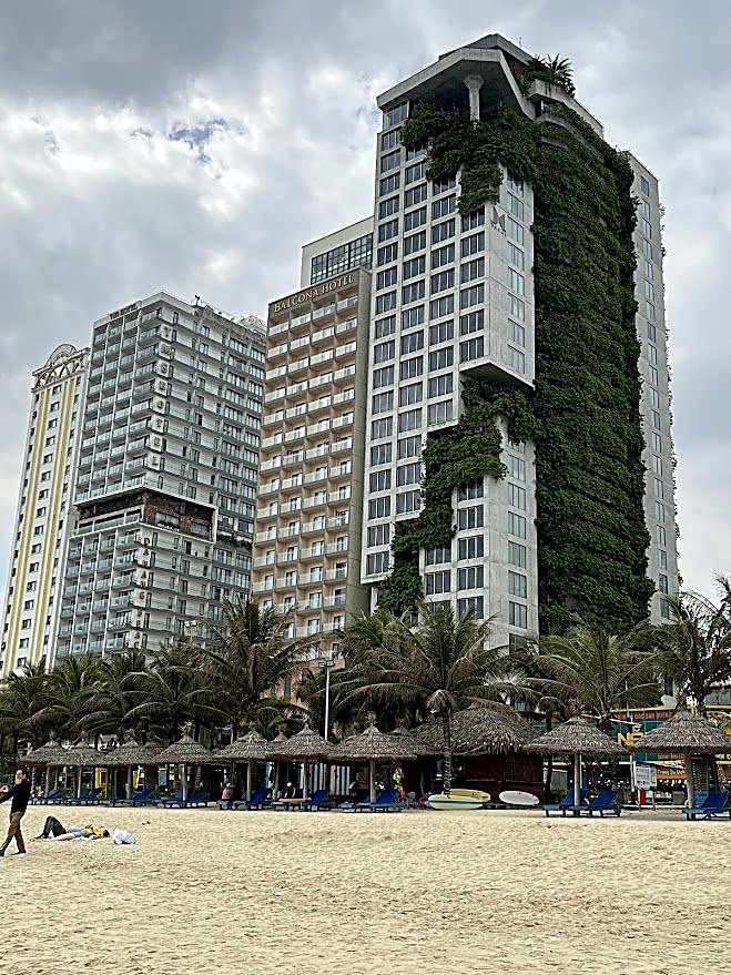 Green Tower on My Khe Beach, Da Nang, Vietnam