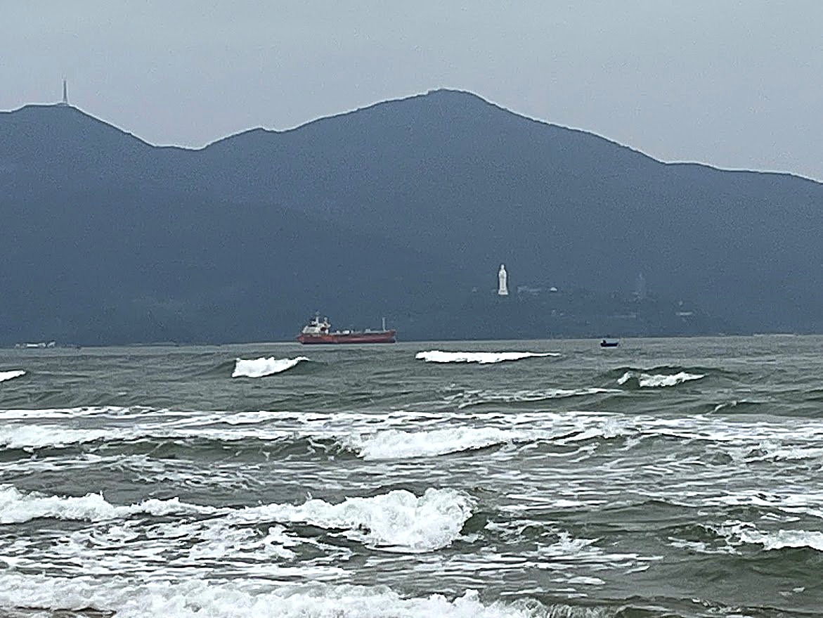 Lady Buddha Across the Bay, Da Nang, Vietnam