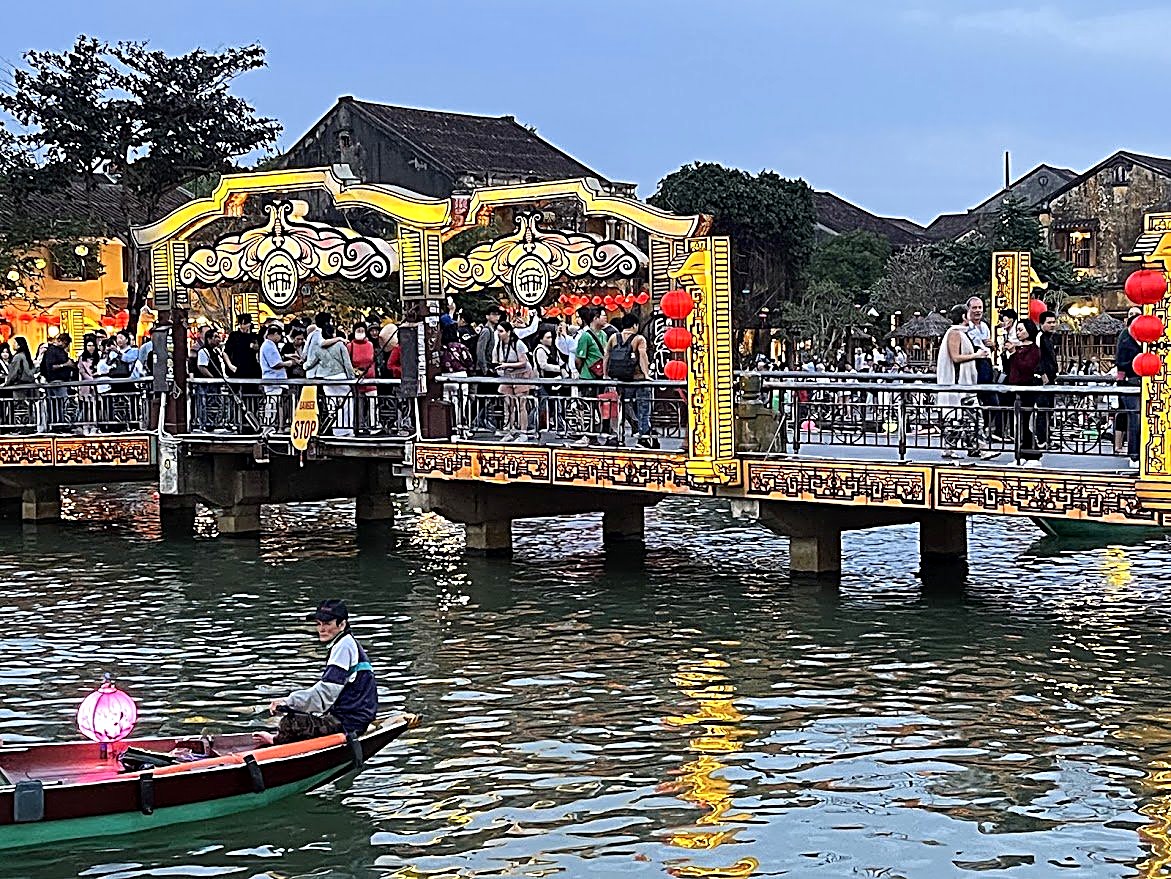 Japanese Bridge at Dusk, Hoi An, Vietnam