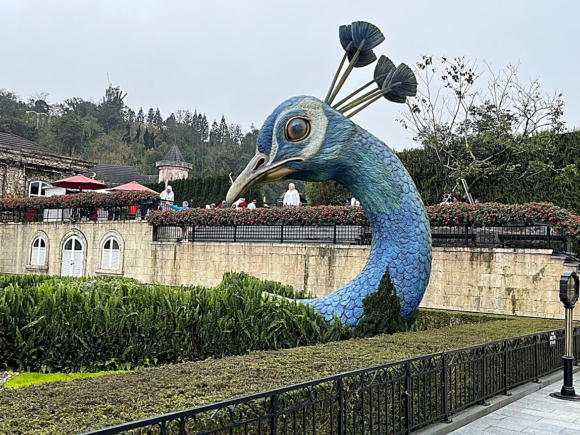 Peacock Sculpture, Ba Na Hills, Da Nang
